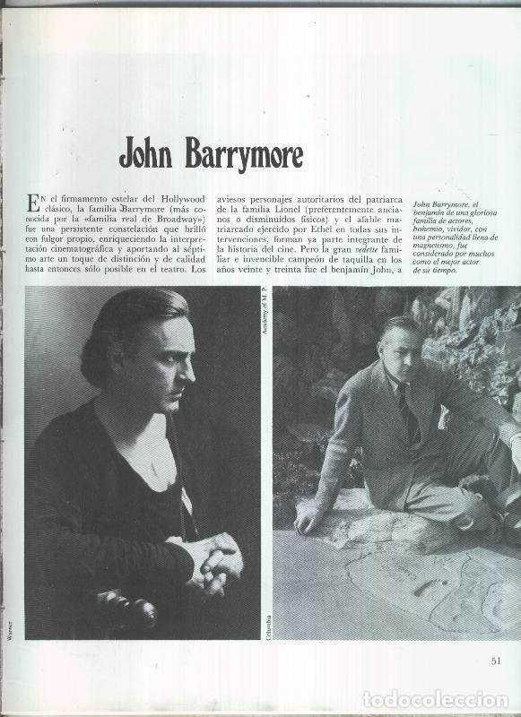 Postkarten: John Barrymore: 15 paginas, 29 fotos color y blanco/negro - varios