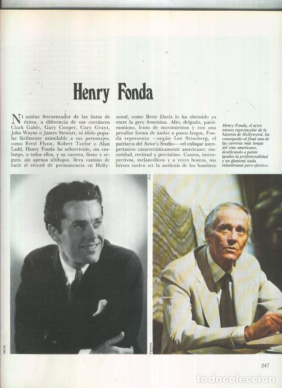 Postales: Henry Fonda: 17 paginas, 38 fotos color y blanco/negro - varios