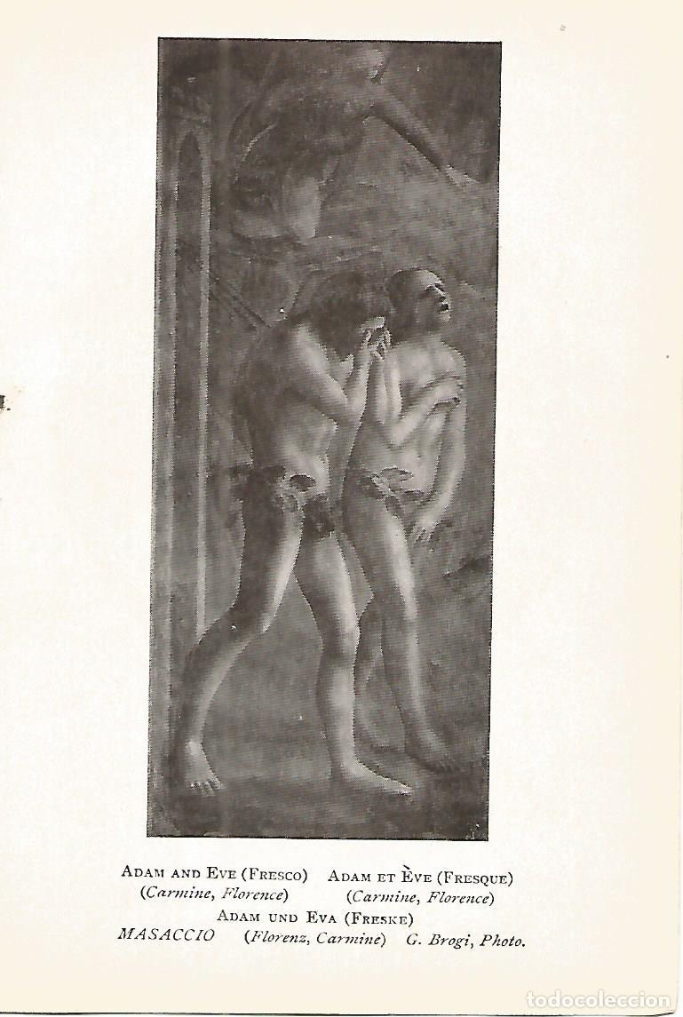 Postkarten: Lamina 388: MASACCIO. Adan y Eva - Varios