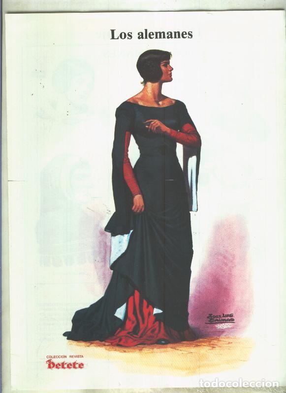 Postales: Jose Lus Salinas. Historia del Traje: Los alemanes, 1 hoja numerada a mano 3 - Varios