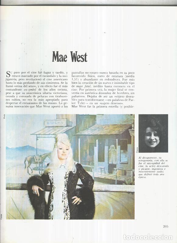 Postkarten: Mae West: 19 paginas, 41 fotos color y blanco/negro - varios