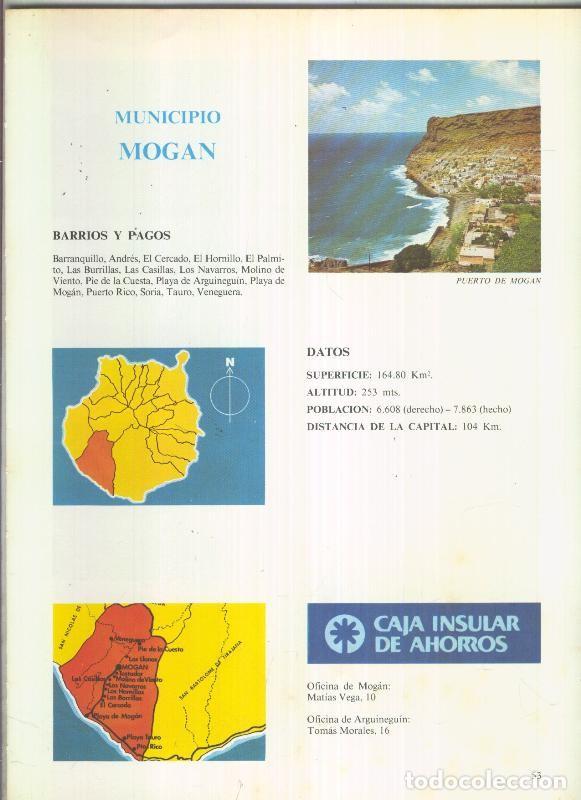 Postales: Municipio Canario de Moganr: 4 paginas, 9 fotos color - varios