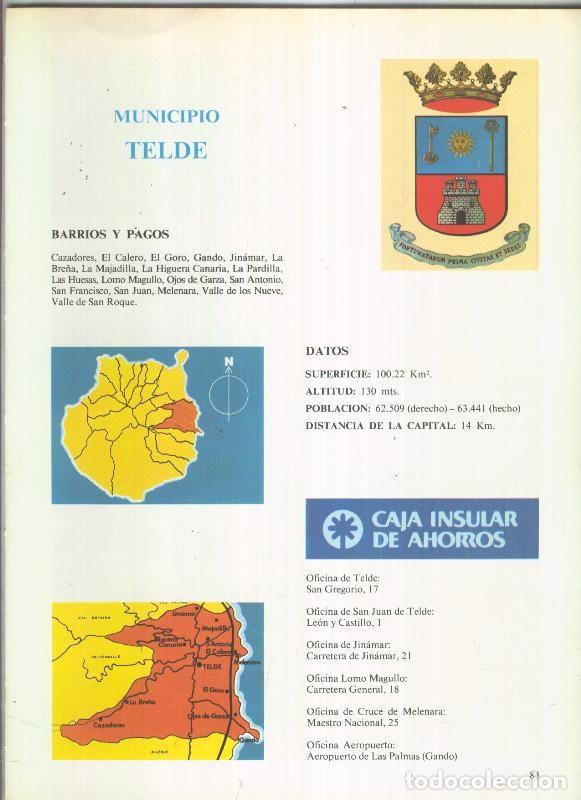 Postais: Municipio Canario de Telde: 4 paginas, 12 fotos color - varios
