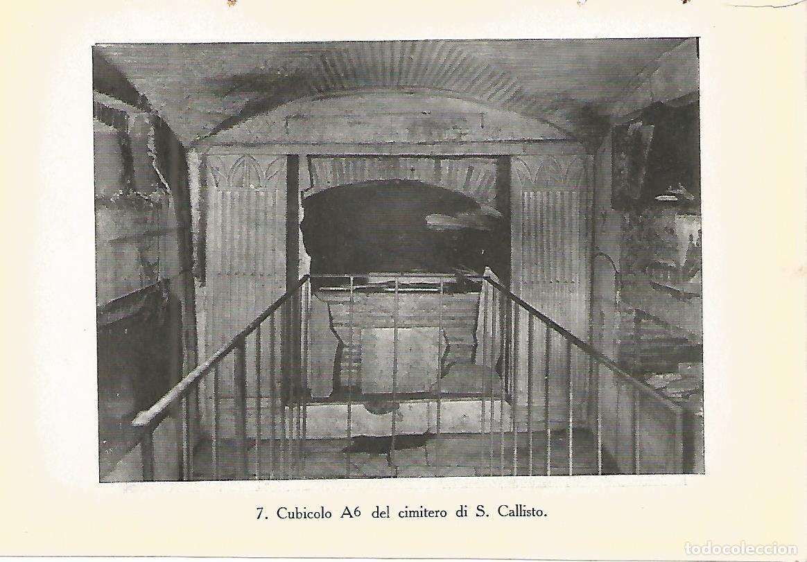 Cartes Postales: Lamina 442: CATACUMBAS DE ROMA. Cubiculo A6 del cemneterio de San Calixto - P. Sisto Scaglia