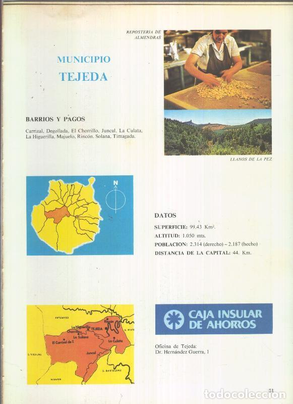 Cartoline: Municipio Canario de Tejeda: 4 paginas, 9 fotos color - varios