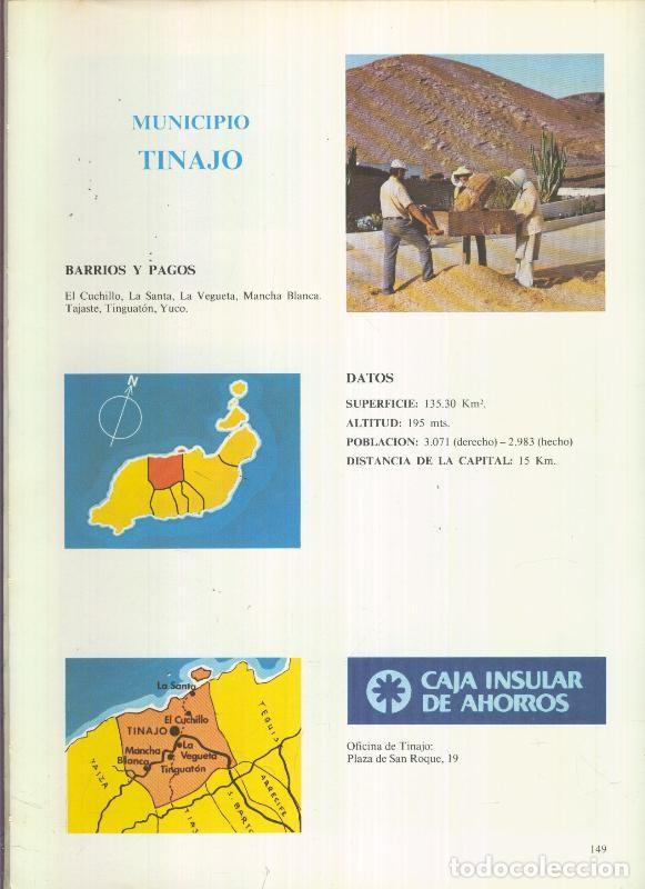 Postales: Municipio Canario de Tinajo : 4 paginas, 8 fotos color - varios