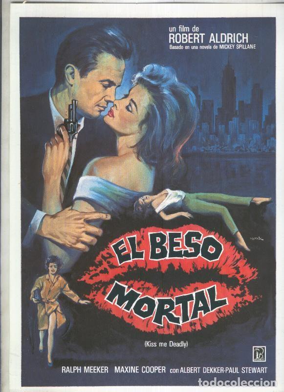 Postais: Caratula cine: El beso mortal con Ralph Meeker y Maxine Cooper - Varios