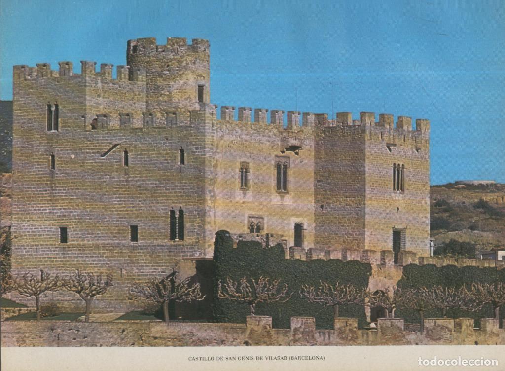 Postais: Lamina Castillos de Espa&ntilde;a Edicion 1967 No.006: CASTILLO DE SAN GENIS DE VILASAR (Barcelona) - VARIO