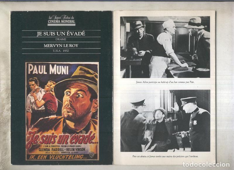 Postales: Les Super Fiches de Cinema Mondial: Je suis un evade - varios