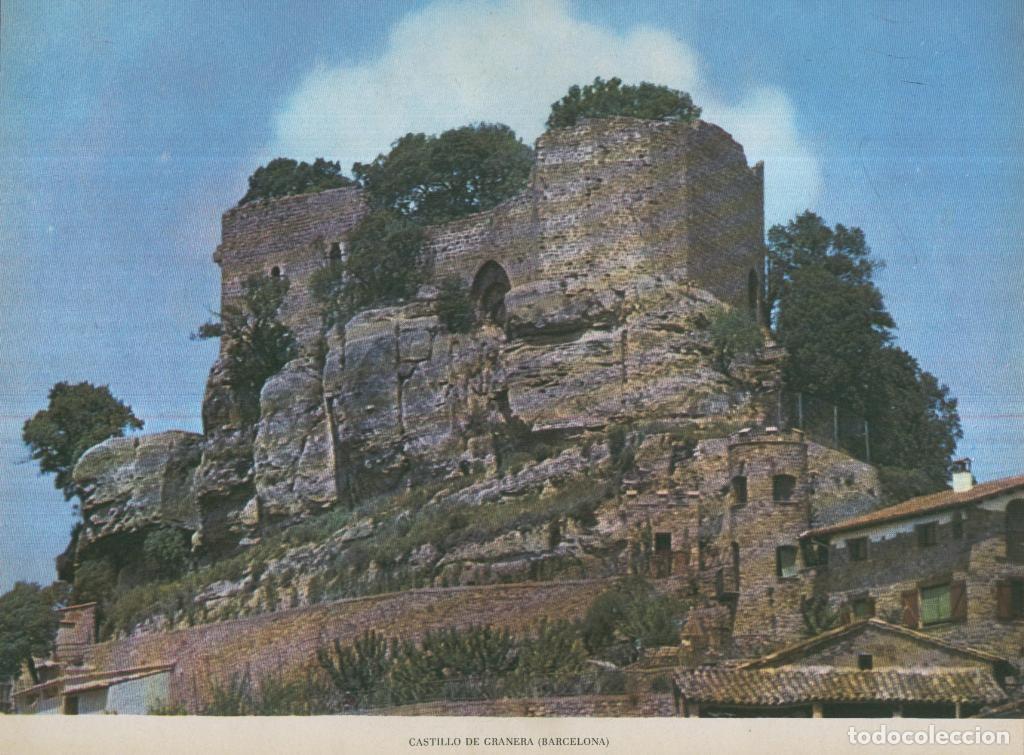 Cartoline: Lamina Castillos de Espa&ntilde;a Edicion 1967 No.082: CASTILLO DE GRANERA (BARCELONA) - VARIOS