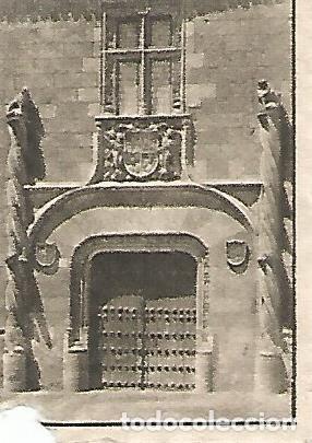 Cartes Postales: CROMO 004 GALLINA BLANCA 2o ALBUM. Serie 1 Casas se&ntilde;oriales - fachadas. Numero 5 Ciudad Rodrigo. Pal