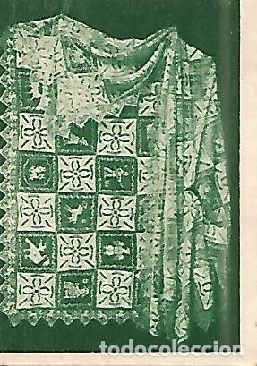 Postales: CROMO 00126 GALLINA BLANCA 2o ALBUM. Serie 46 Encajes. Numero 8 Lagartera. Toledo - Varios