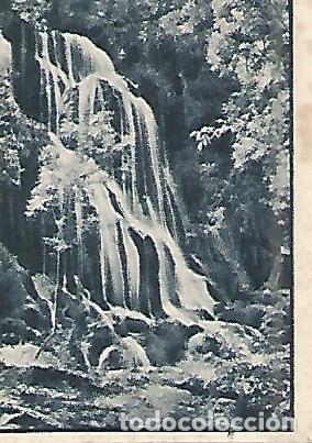 Postais: CROMO 00164 GALLINA BLANCA 2o ALBUM. Serie 60 Monasterio de Piedra. Numero 2 Gruta La Becante - Vari