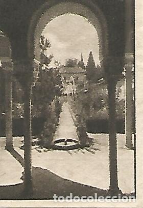 Postais: CROMO 00162 GALLINA BLANCA 2o ALBUM. Serie 59 Arte arabe. Numero 4 Granada Generalife - Varios