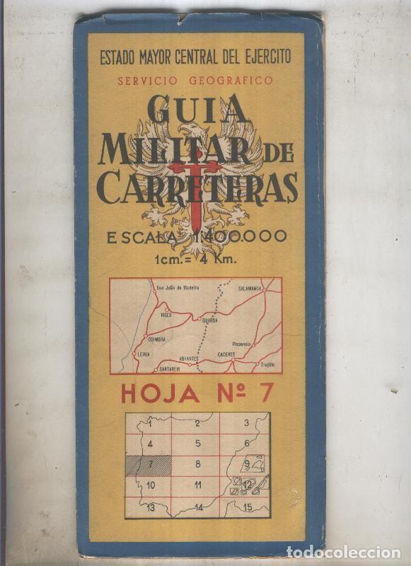 Postkarten: GUIA MILITAR DE CARRETERAS numero 07 de 1959 - VARIOS