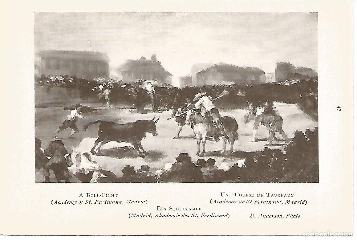 Cartoline: Lamina 698: GOYA. Corrida de toros - Varios