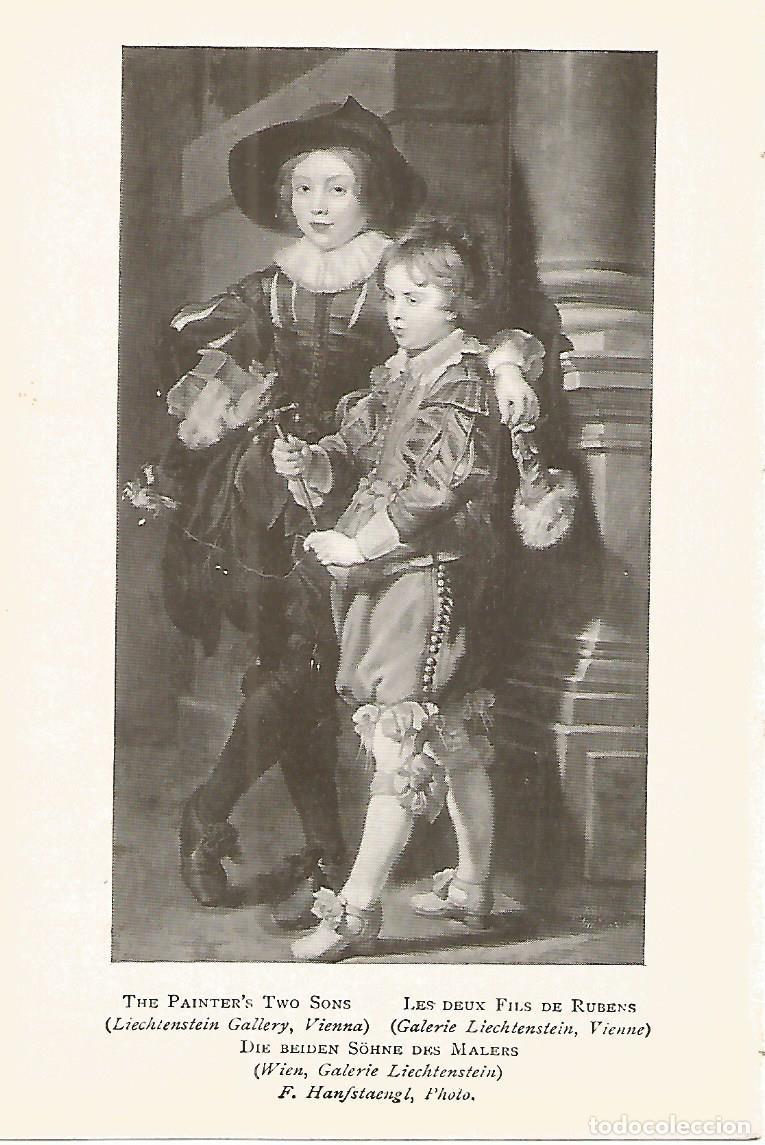 Postkarten: Lamina 712: RUBENS. Los dos hijos del autor - Varios