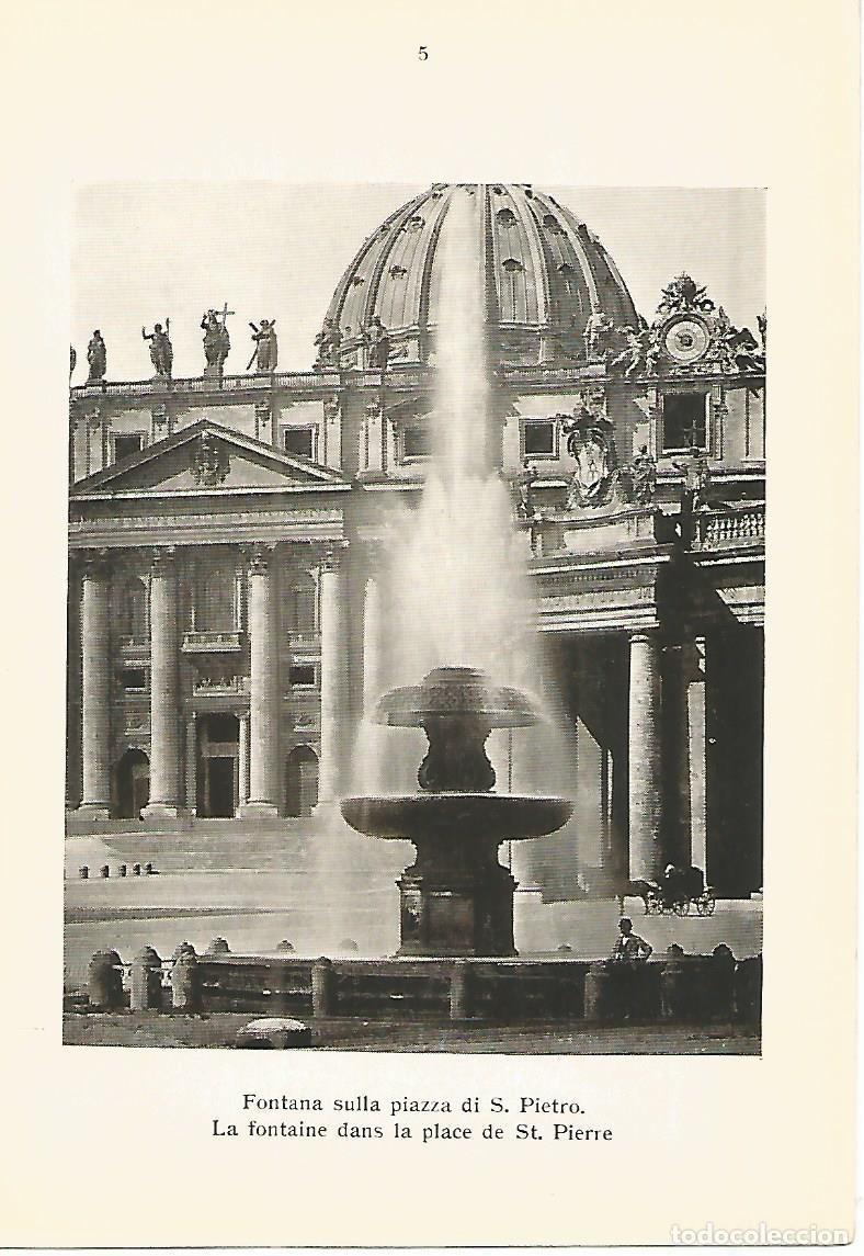 Postales: Lamina 772: VATICANO. Fuente de la plaza San Pedro - Varios