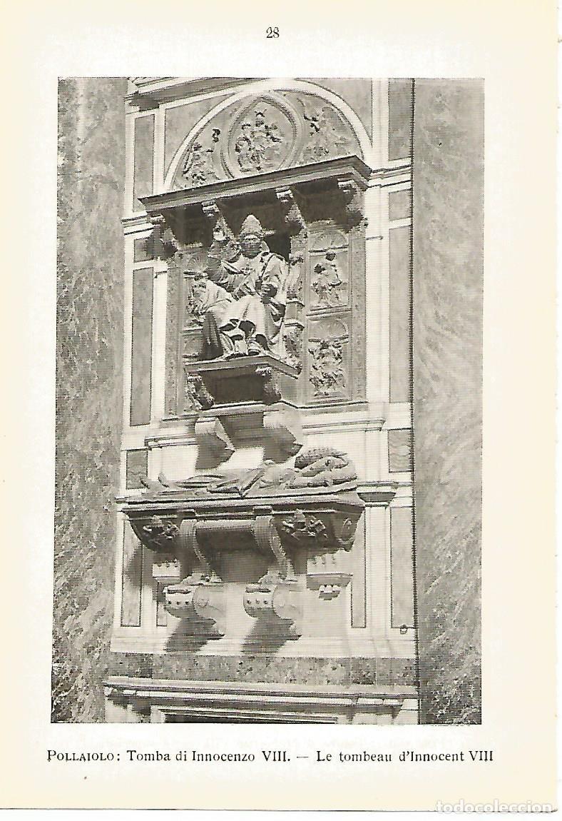 Postcards: Lamina 783: VATICANO. Tumba de Inocencio VIII - Varios