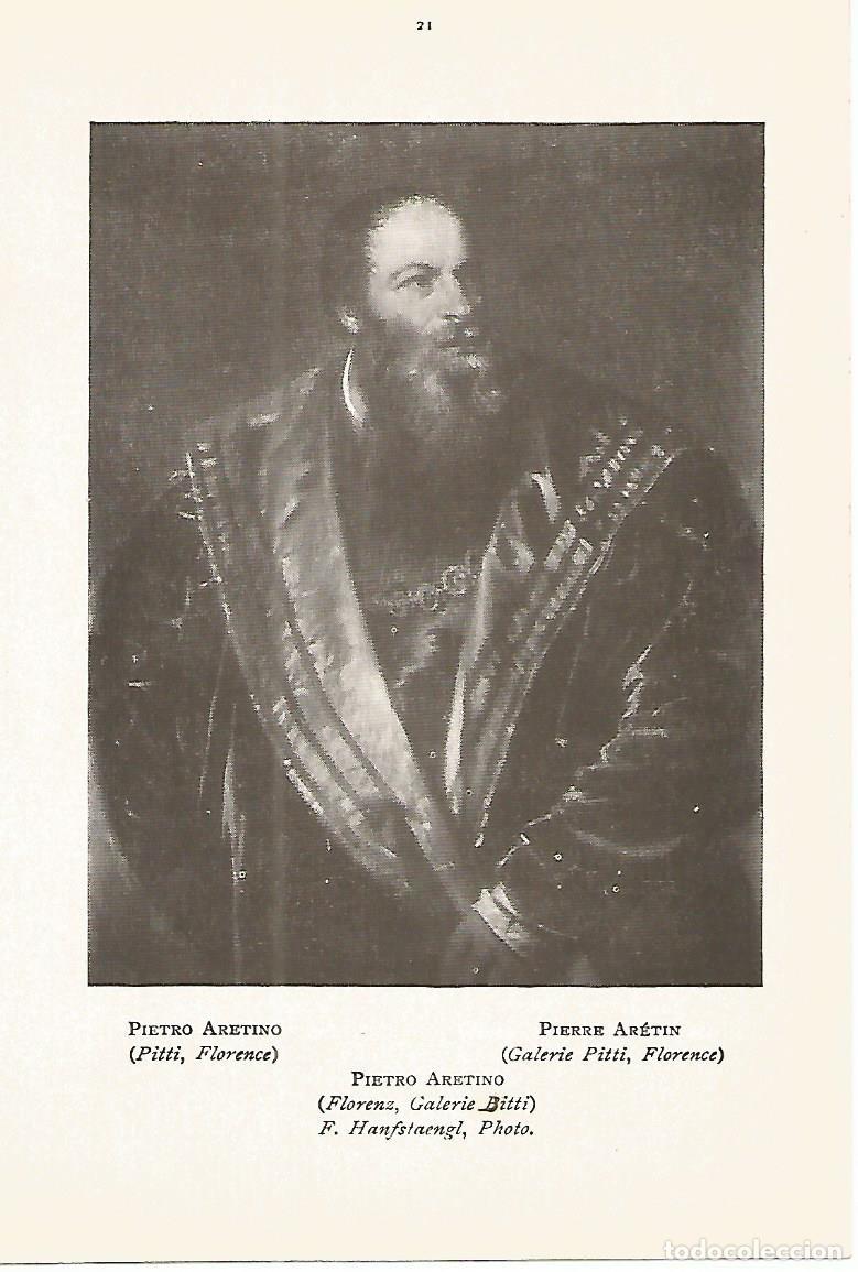 Cartoline: Lamina 811: TIZIANO. Pietro Aretino - Varios