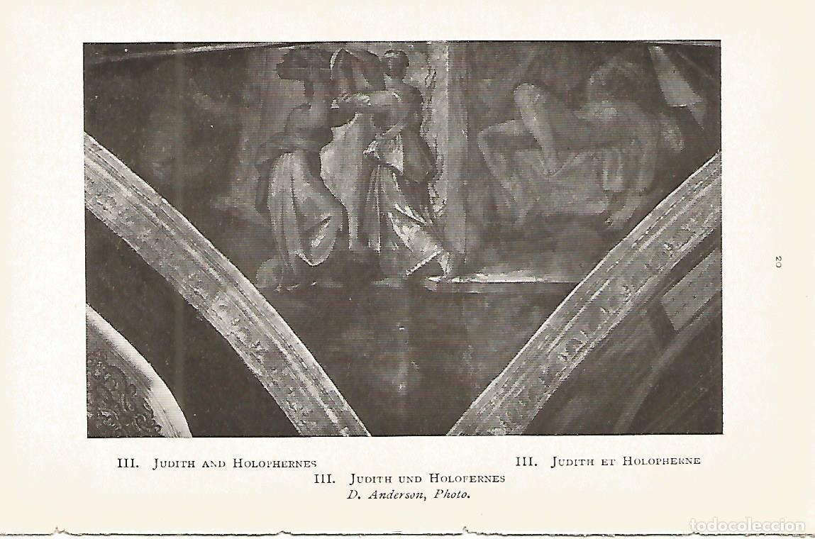 Postcards: Lamina 935: MIGUEL ANGEL. Judit y Holofernes - Varios