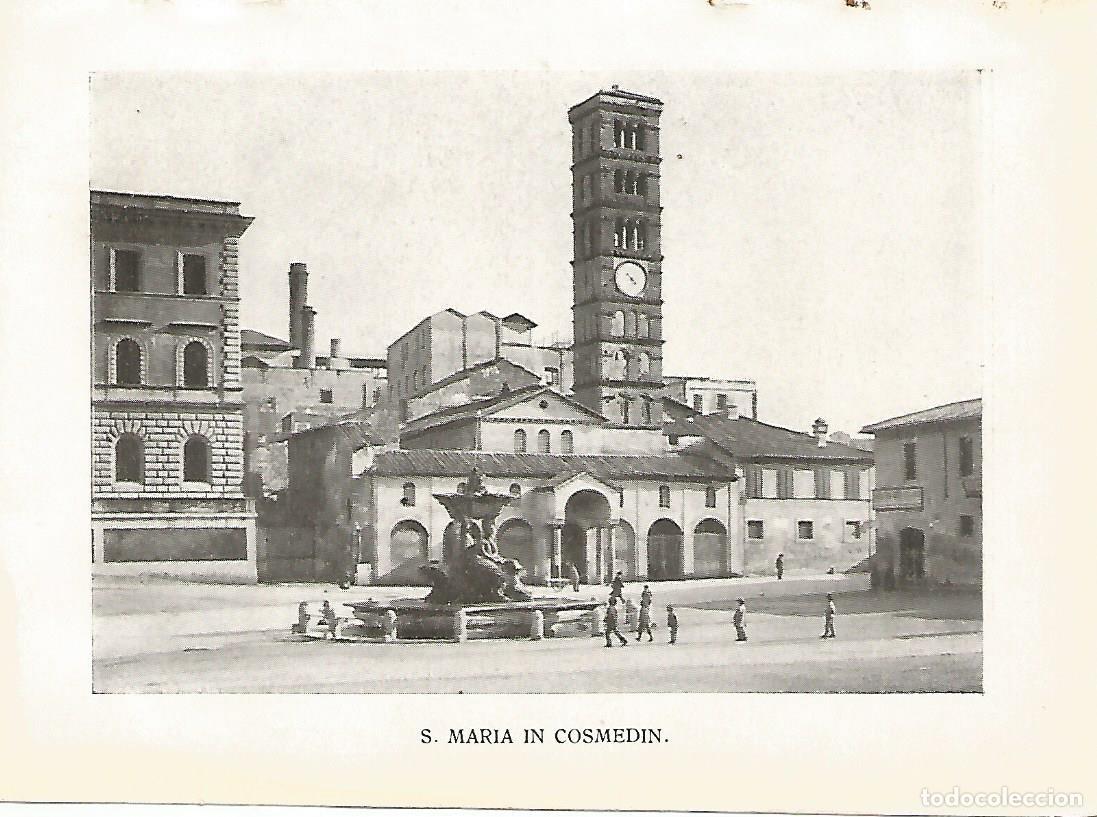 Postkarten: Lamina 1043: ROMA. Santa Maria in Cosmedin - Varios