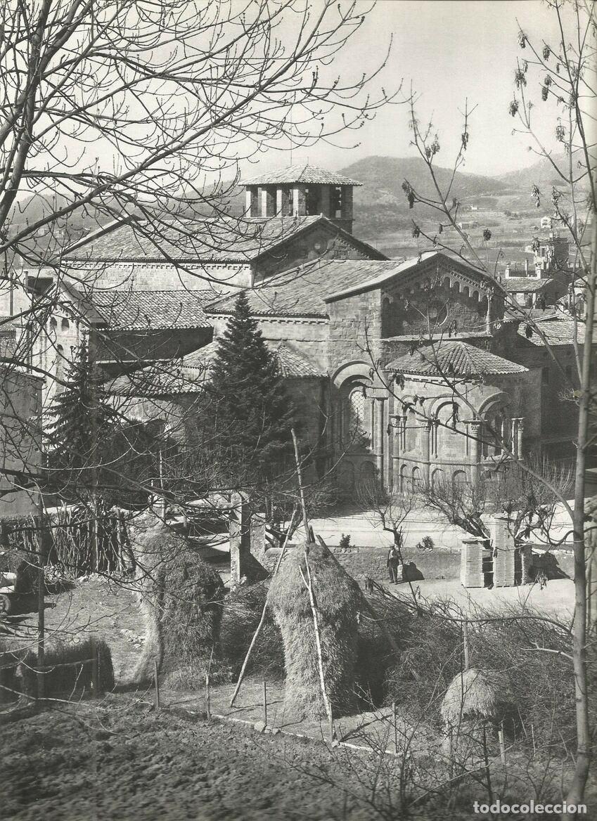 Postcards: Lamina 018: LLADO (Girona). Colegiata de Santa Maria - Marcel Durliat