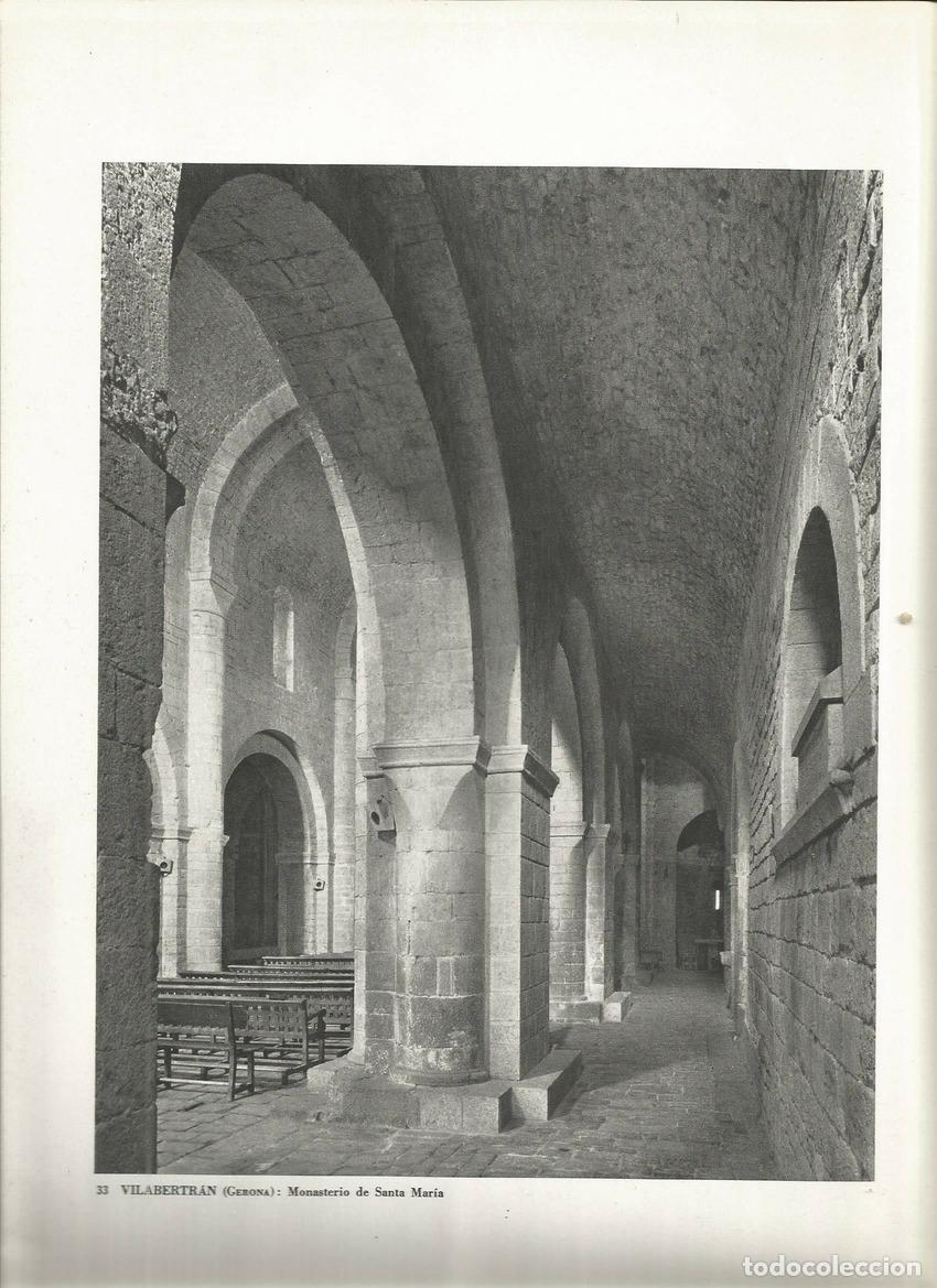 Postais: Lamina 015: VILABERTRAN (Gerona). Monasterio de Santa Maria - Marcel Durliat