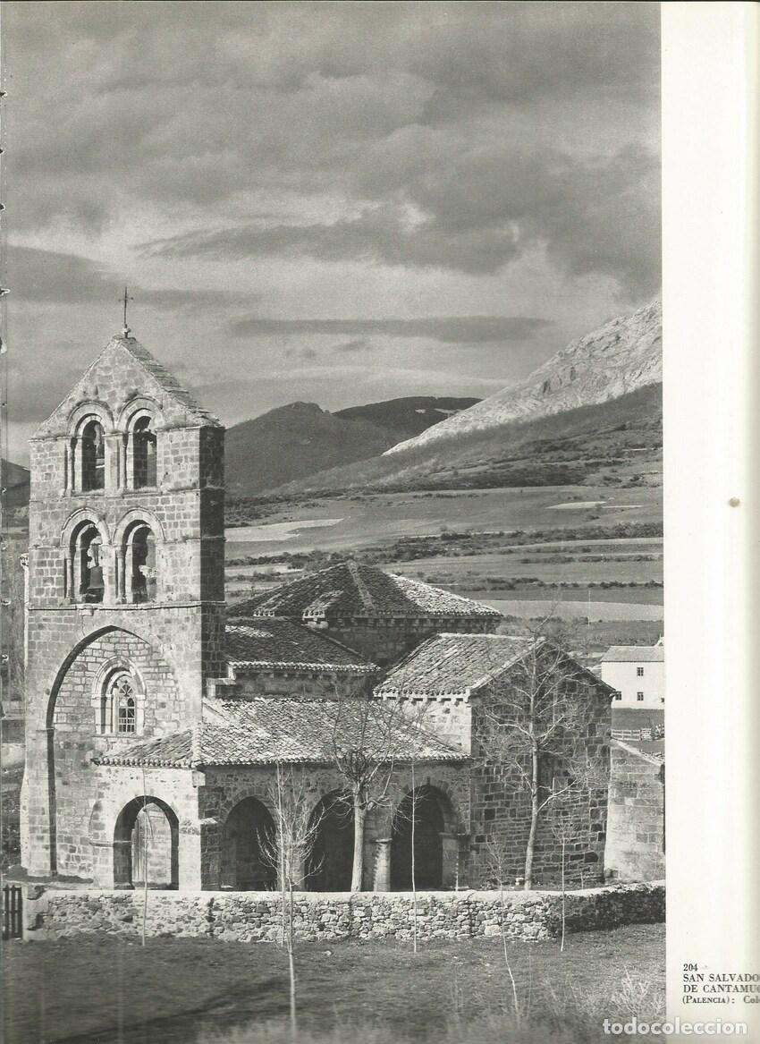 Postales: Lamina 0092: SAN SALVADOR DE CANTAMUGA (Palencia). Colegiata - Marcel Durliat