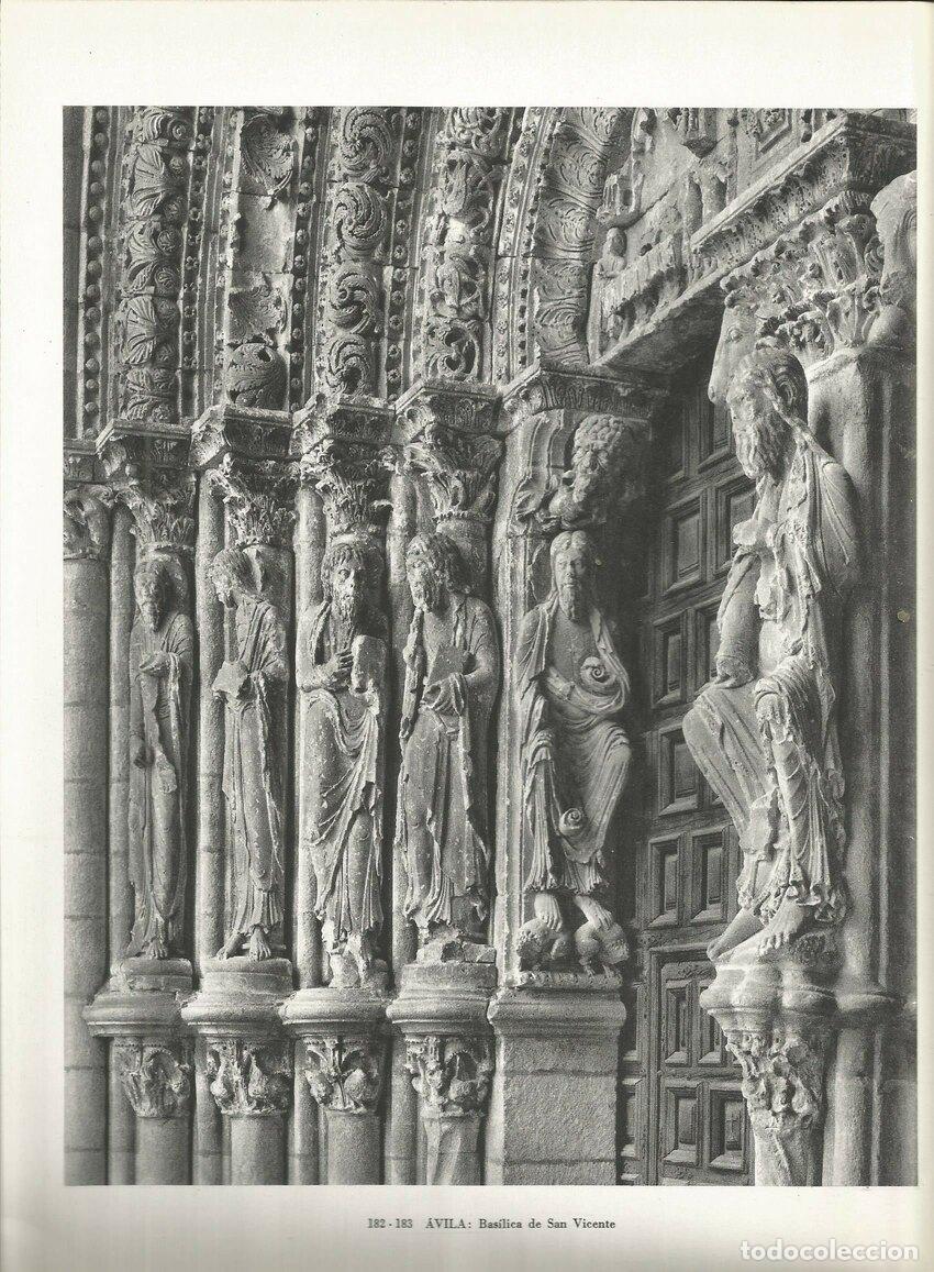 Postcards: Lamina 0083: AVILA. Basilica de San Vicente - Marcel Durliat