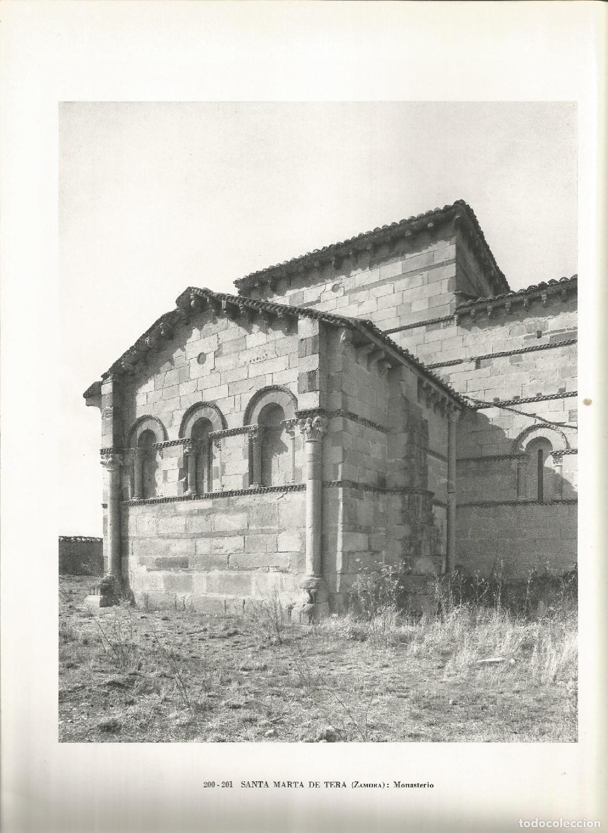Postcards: Lamina 0090: SANTA MARTA DE TERA (Zamora). Monasterio - Marcel Durliat