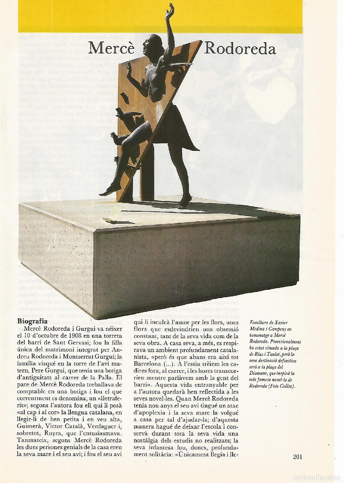 Postales: FASCICULO 0020: MERCE RODOREDA - Xavier F&agrave;bregas - Foto 1