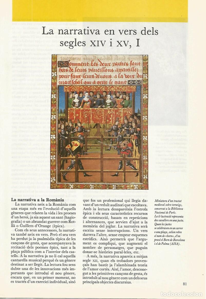 Postales: FASCICULO 0035: LA NARRATIVA EN VERS DELS SEGLES XIV I XV ( I) - Isabel Grifoll