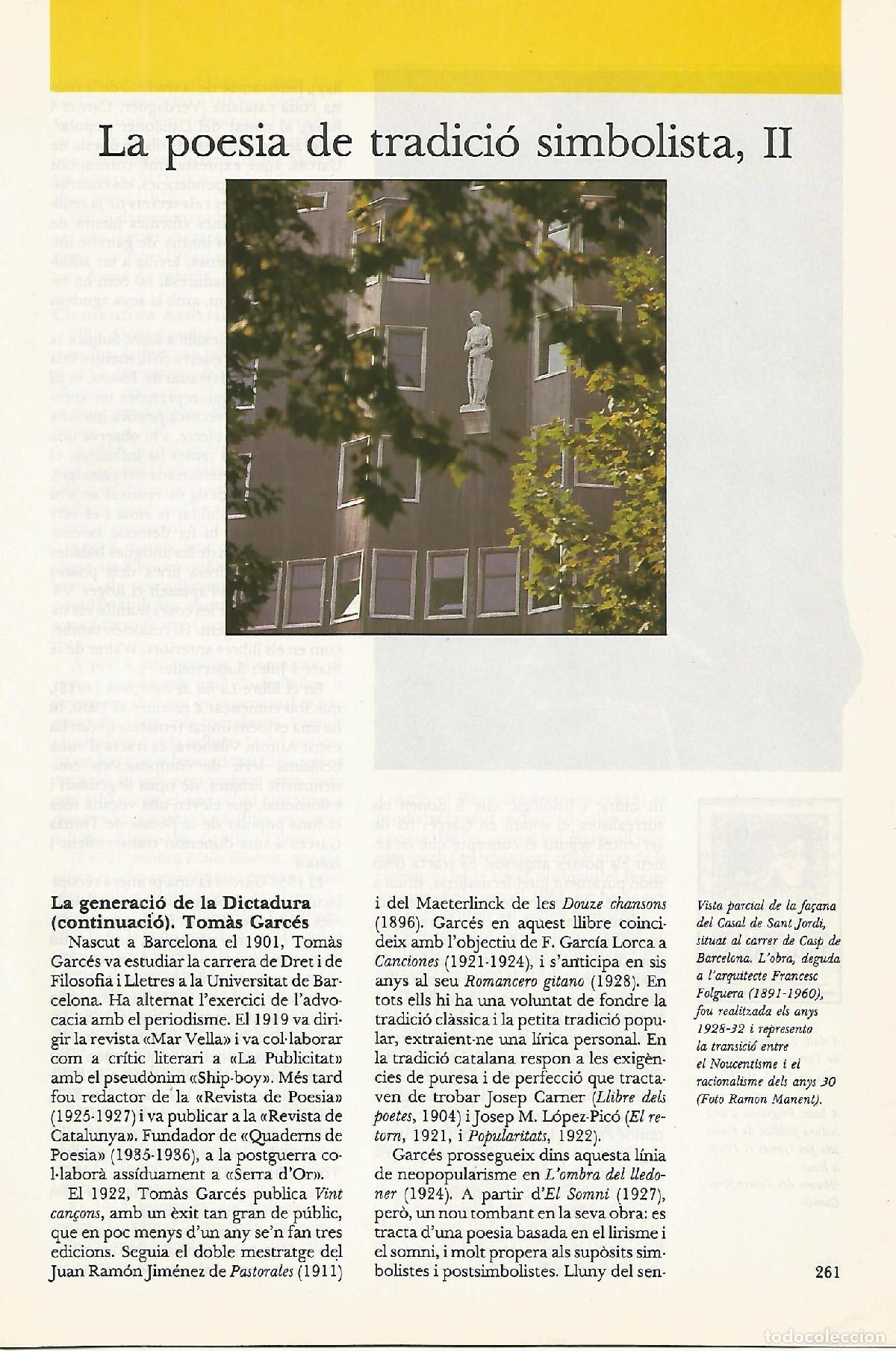 Postales: FASCICULO 0075: LA POESIA DE TRADICIO SIMBOLISTA II - Alfred Sargatal