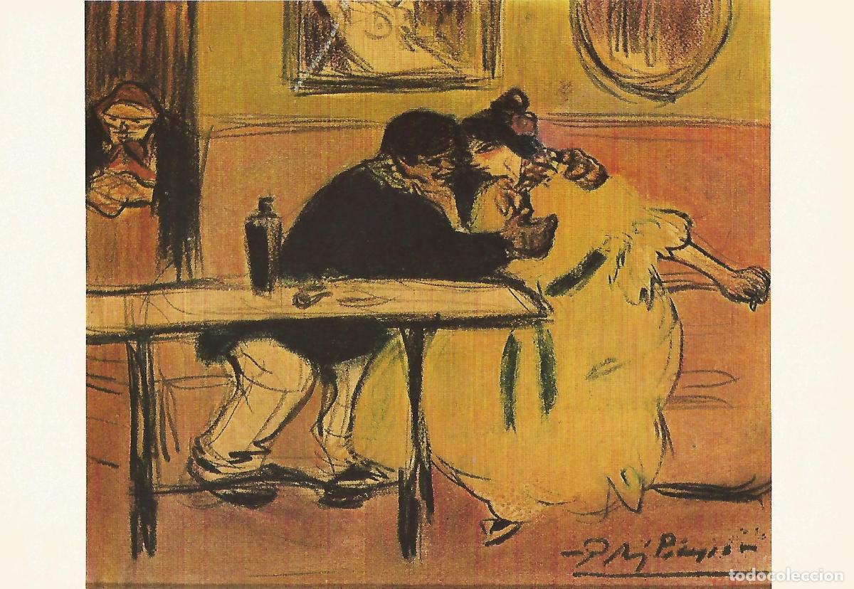 Cartoline: Lamina 051: Picasso. El divan - VVAA