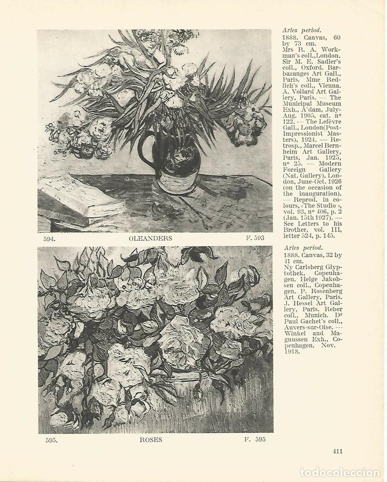 Cartes Postales: LAMINA 1403: VAN GOGH. Olenders. Roses - J.B. de la FAILLE