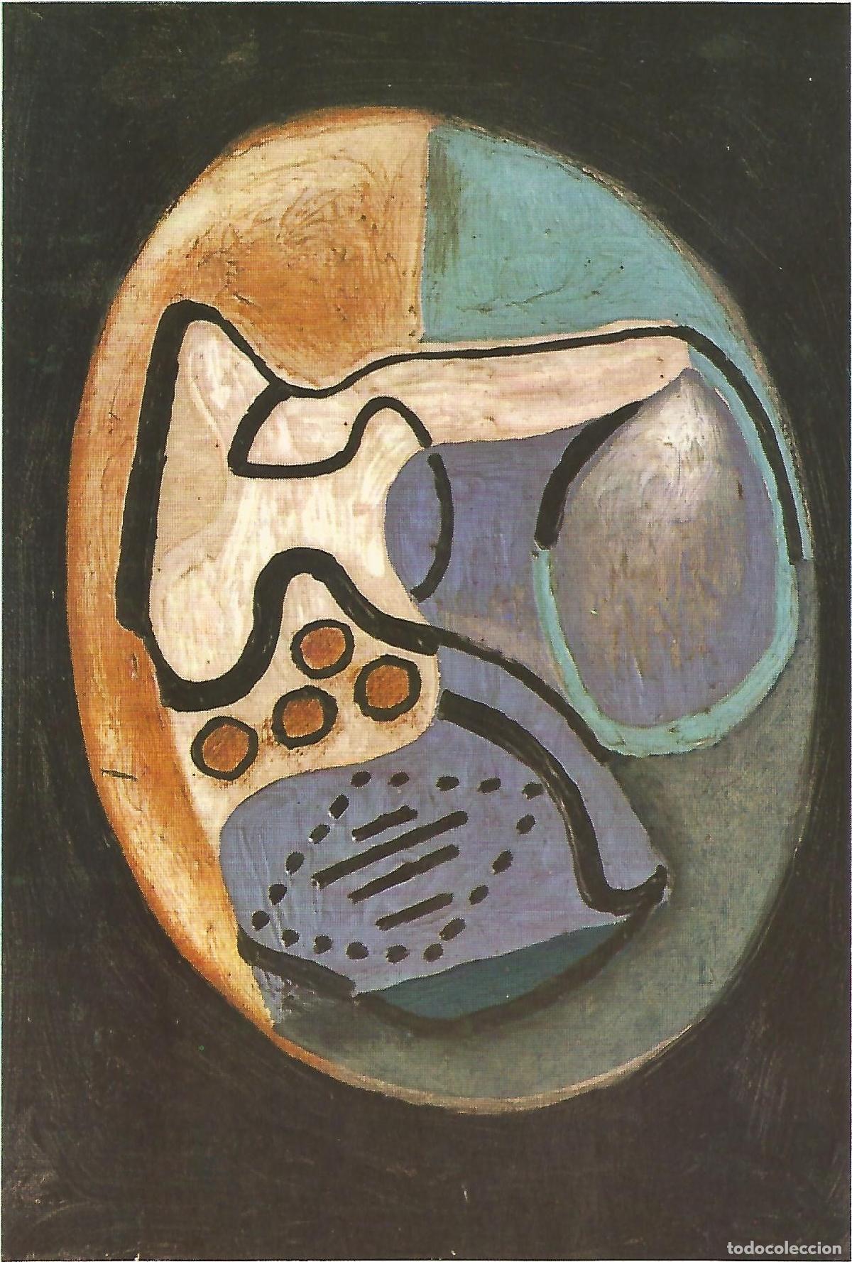 Postales: Lamina 071: Picasso. Copa y paquete de tabaco - VVAA