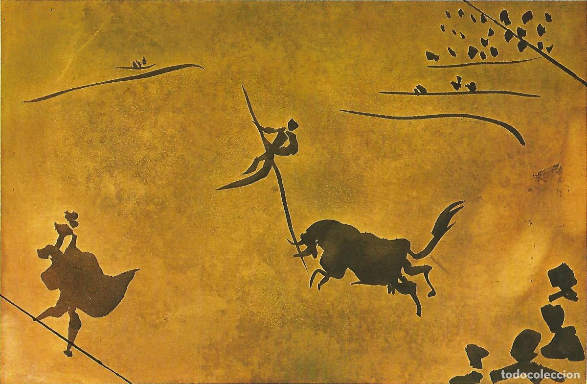 Postais: Lamina 080. Picasso.Salto con la garrocha - VVAA