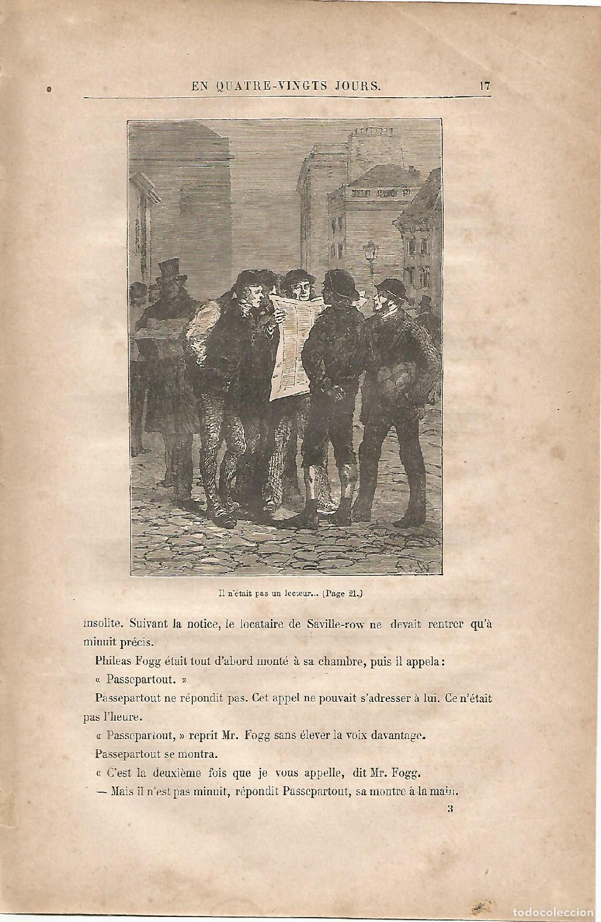 Postais: LAMINA 1200: VERNE. Il netait pas un lecteur� - Jules Verne