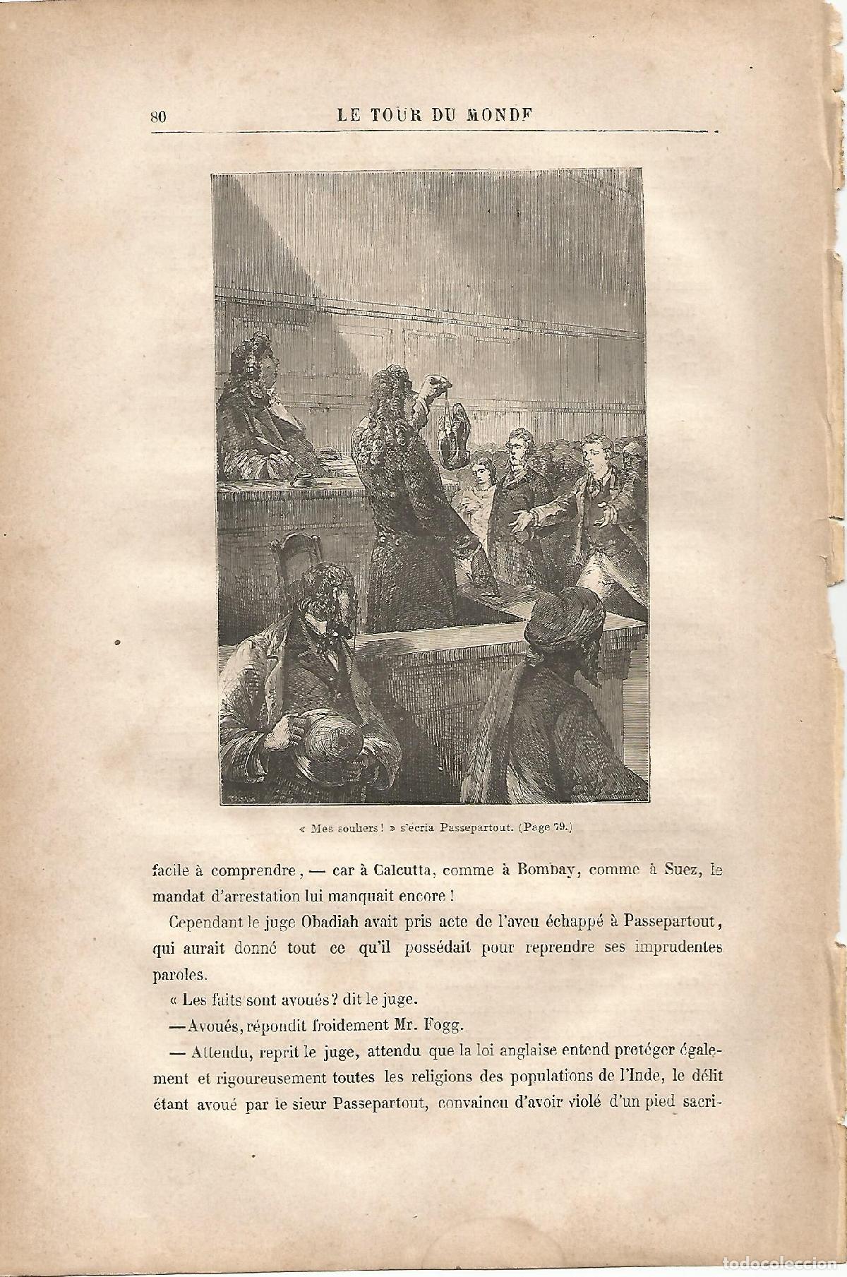 Cartoline: LAMINA 1215: VERNE. Mes souliers! secria Passepartout - Jules Verne