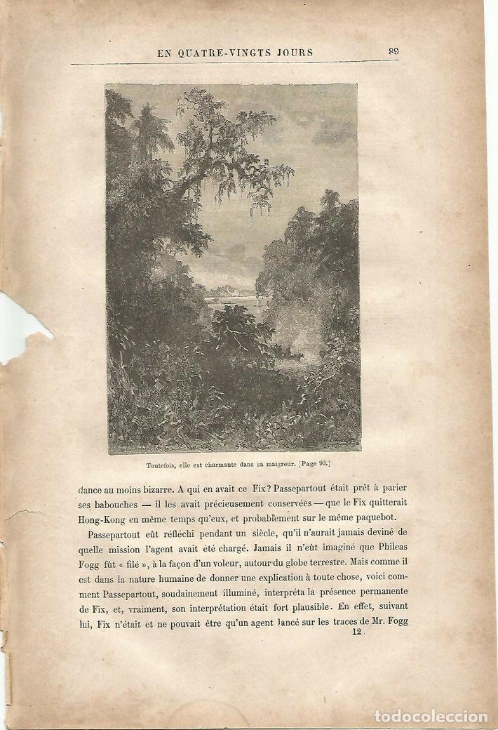 Postales: LAMINA 1218: VERNE. Toutfois elle est charmante dans sa maigreur - Jules Verne