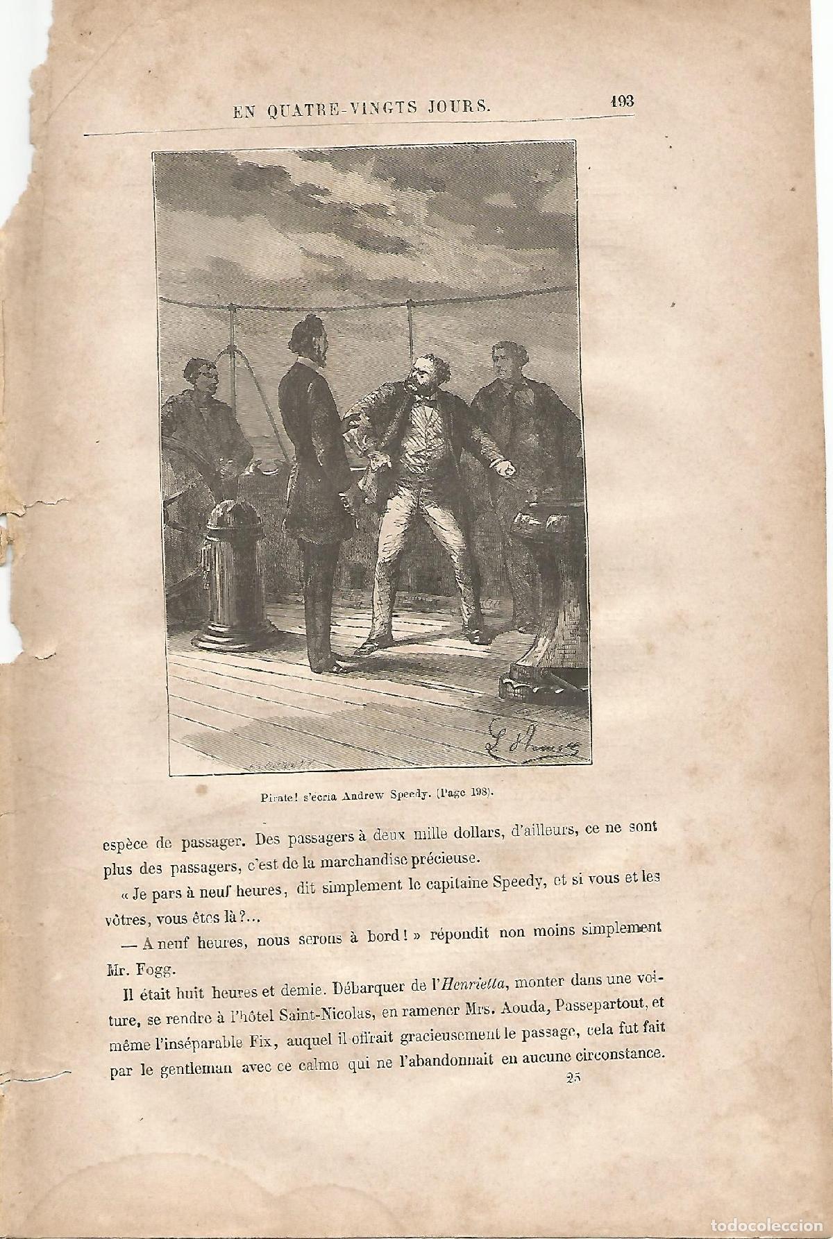 Postkarten: LAMINA 1244: VERNE. Pirate! Secria Andrew Speedy - Jules Verne