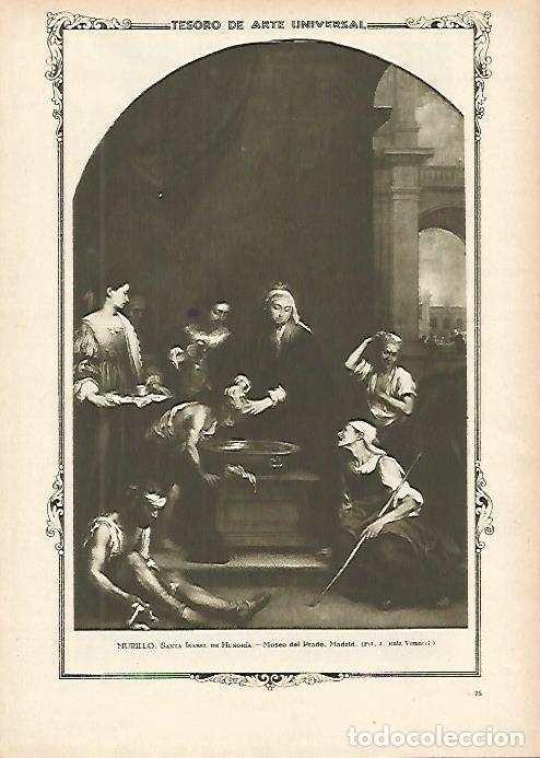 Postales: LAMINA 1287. MURILLO. Santa Isabel de Hungria - Varios
