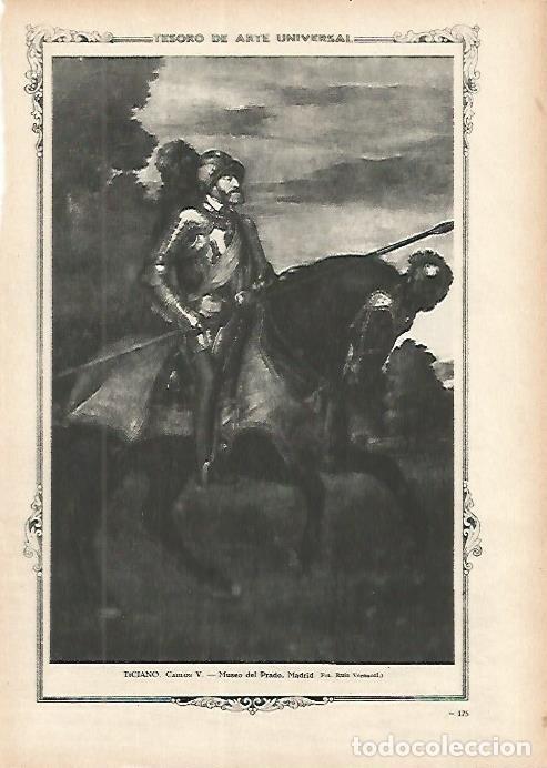 Cartoline: LAMINA 1339. TIZIANO. Carlos V - Varios