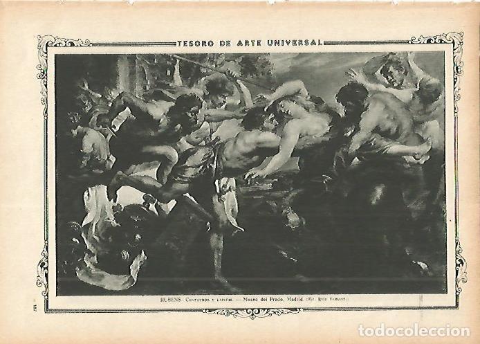 Cartes Postales: LAMINA 1345. RUBENS. Centauros y Lapitas - Varios