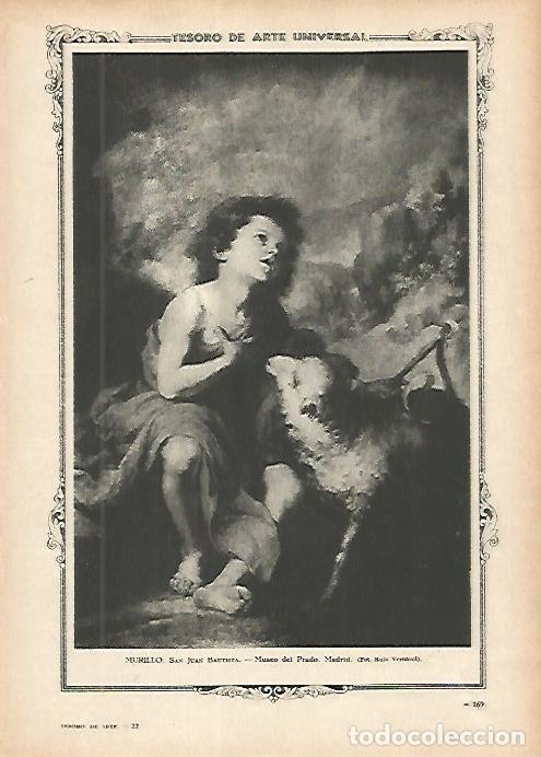 Postales: LAMINA 1336. MURILLO. San Juan Bautista - Varios