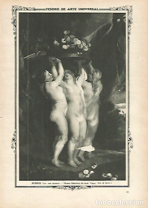 Cartoline: LAMINA 1362. RUBENS. Las tres gracias - Varios