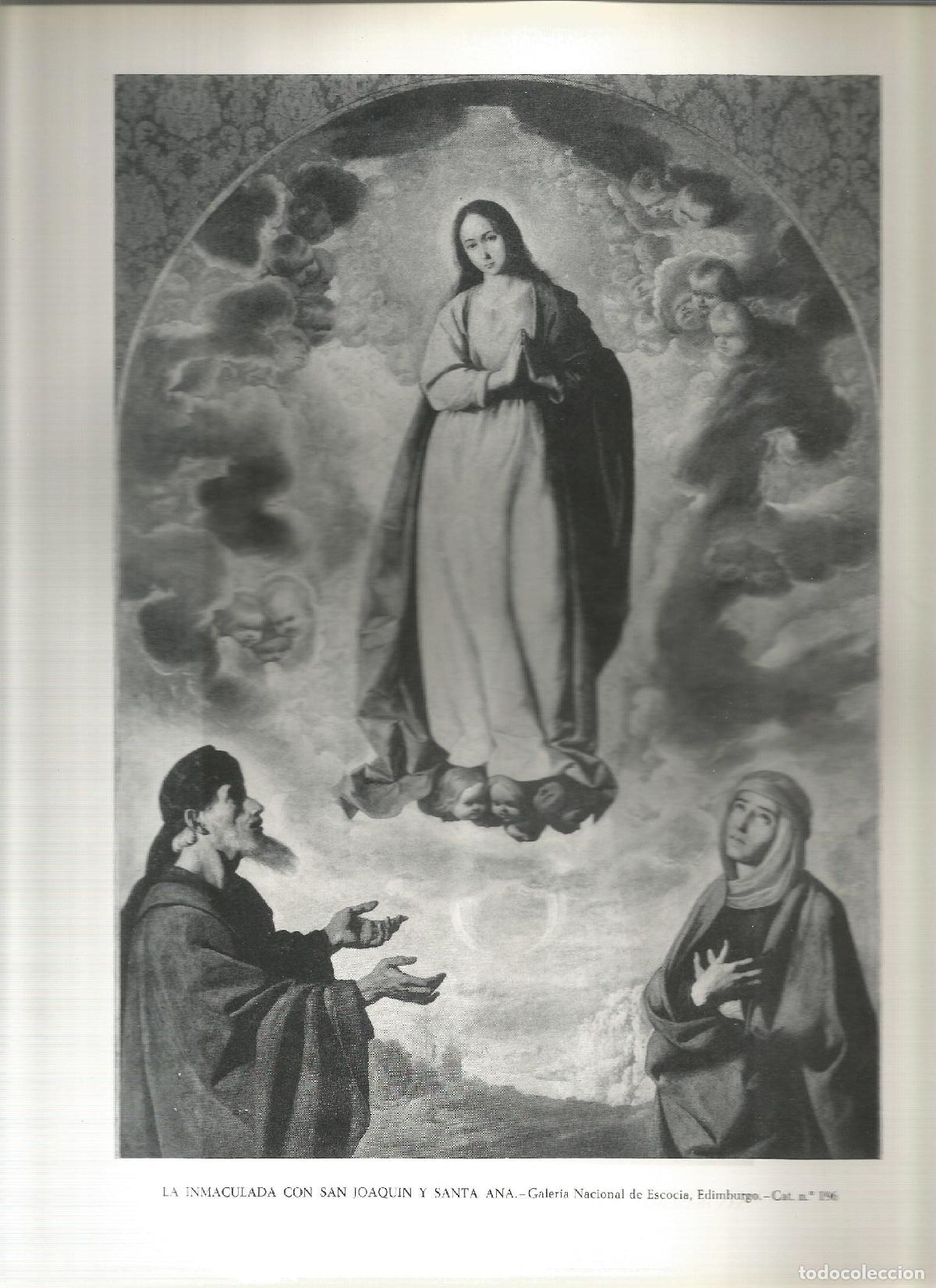 Postais: Lamina 042. Zurbaran. La Inmaculada con San Joaquin y Santa Ana - Ramon Torres Mart&iacute;n