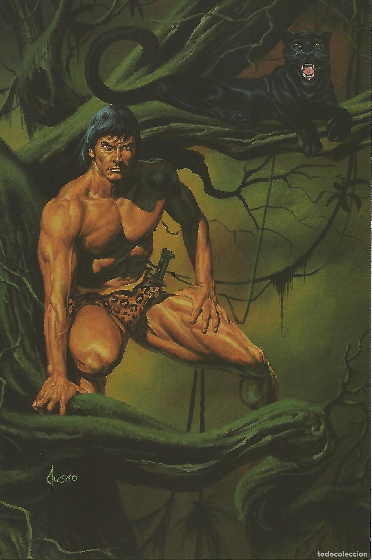 Cartoline: Colossal Card 04: Joe Jusko. Jungle Monarch - Joe Jusko
