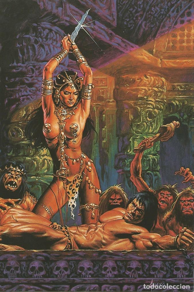 Cartoline: Colossal Card 18: Joe Jusko. La of Opar - Joe Jusko